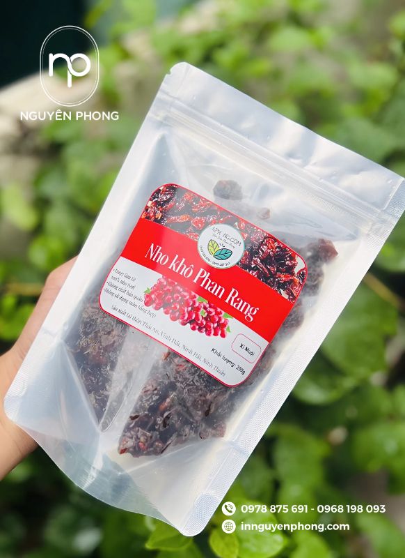 in tem dán nho khô với đa dạng kích thước